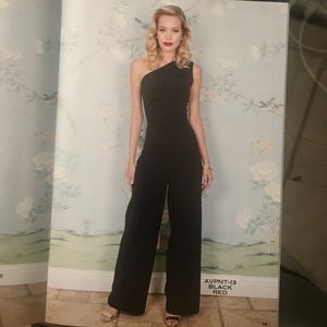 Gorgeous Stop Staring! One armed Pantsuit in Black